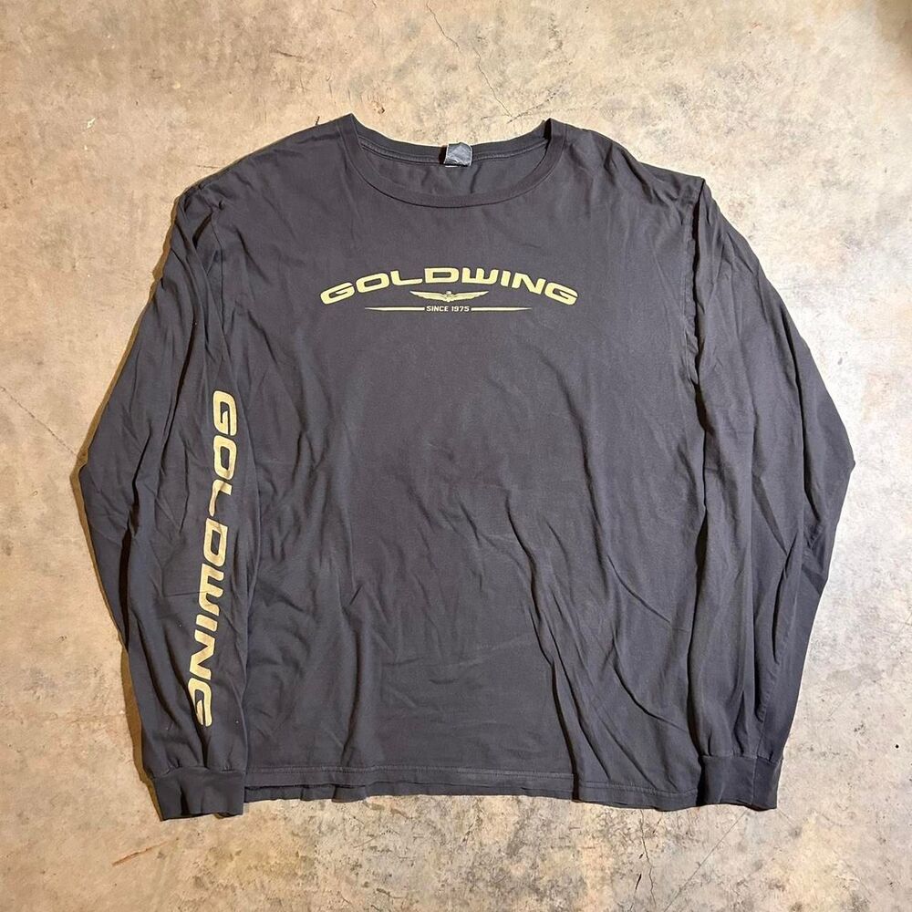 Honda Men's Grey and Black T-shirt